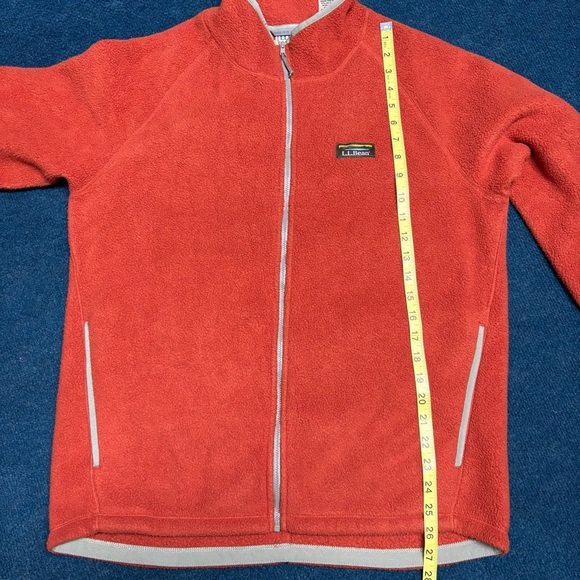 L.L. Bean Coral Fleece Jacket Size M regular woman - Picture 8 of 8